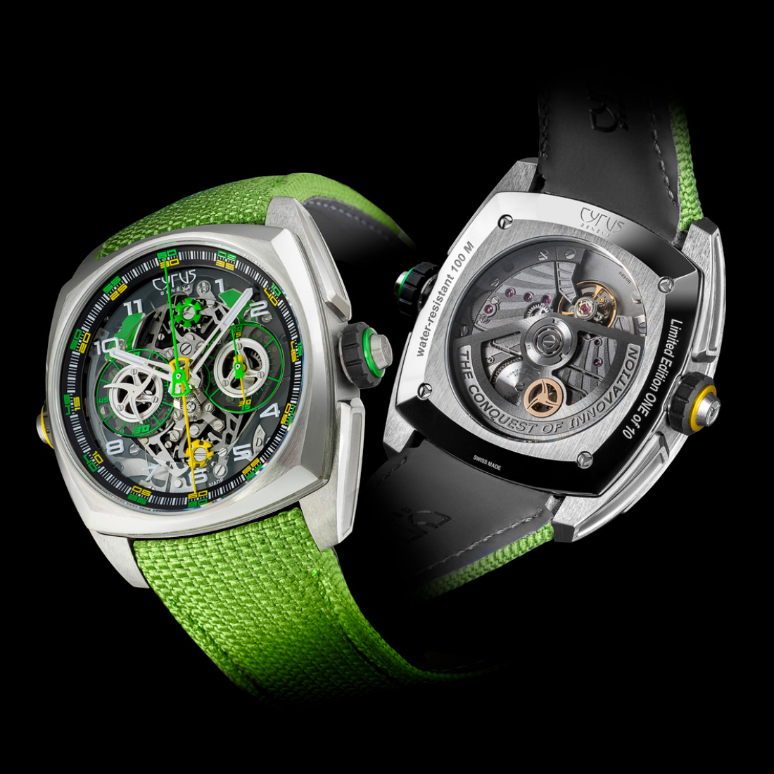 buy cyrus klepcys dice lime watch collection
